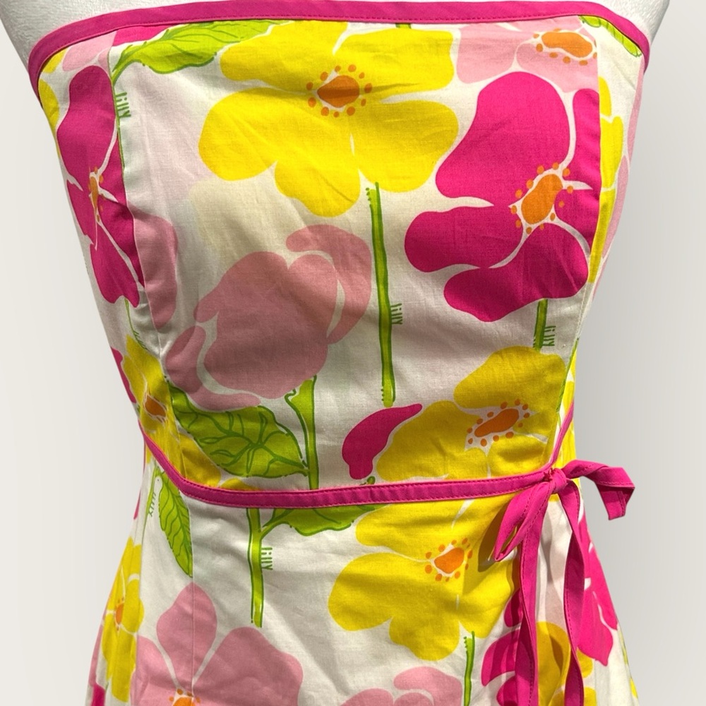 Vintage Lilly Pulitzer Strapless Dress NWT | 90sβ Floral Stretch Size 6 - Picture 10 of 12